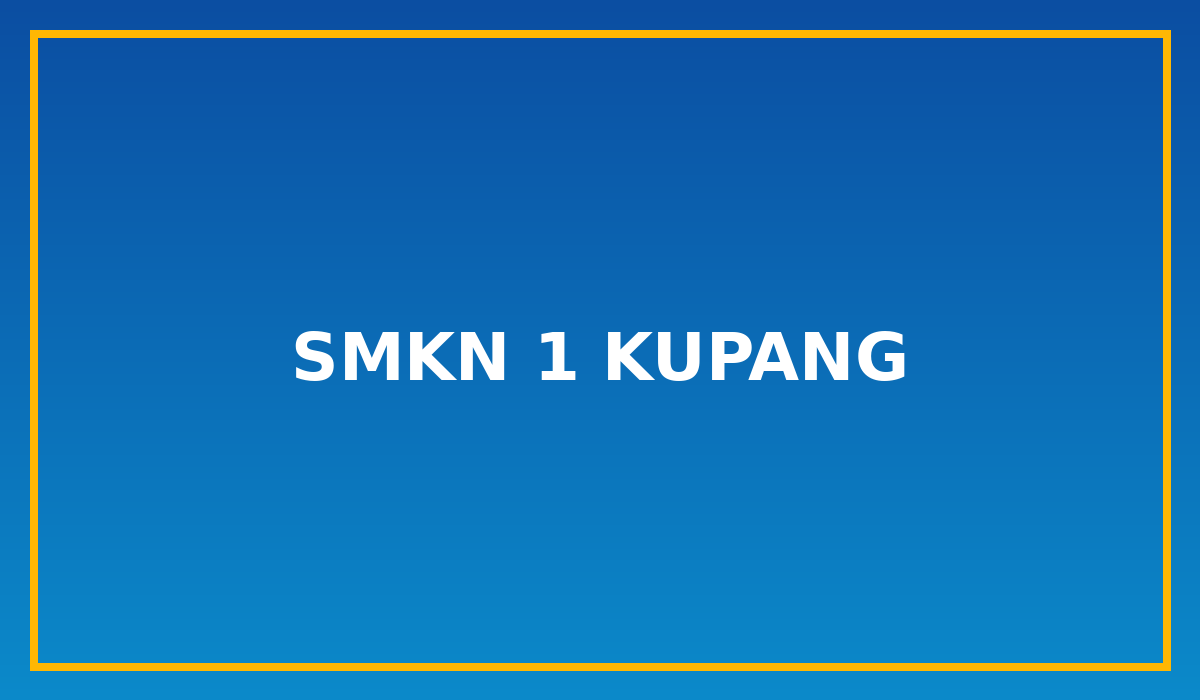 Banner Gedung SMKN 1 Kupang